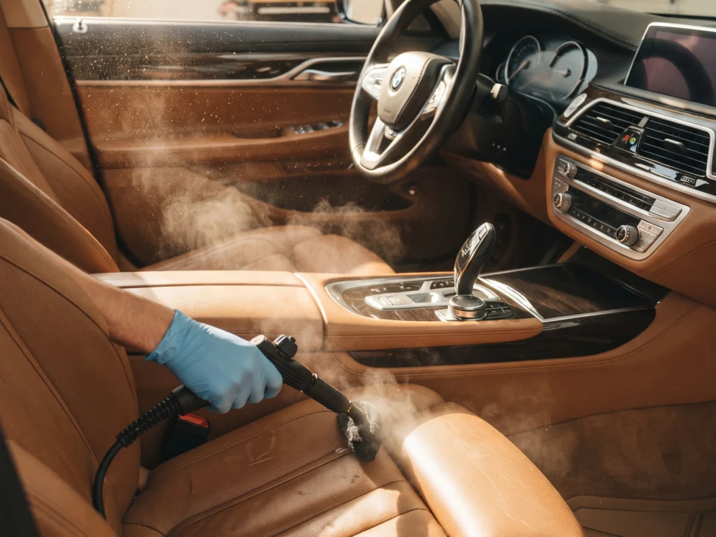 Interior detailing steam clean Chesapeake VA